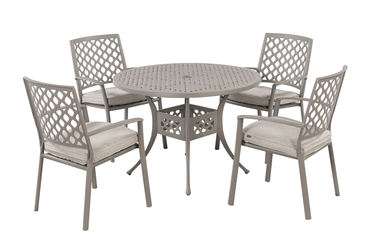 Hartman Avebury 4 Seater Round Set in Crimini