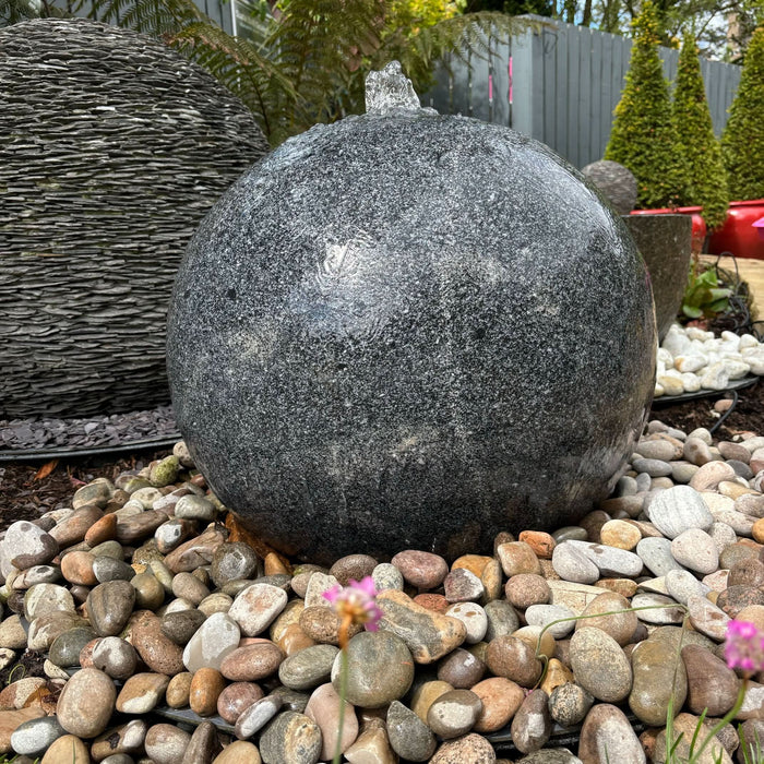Granite Ball 62cm Diameter Water Feature with Complete Kit