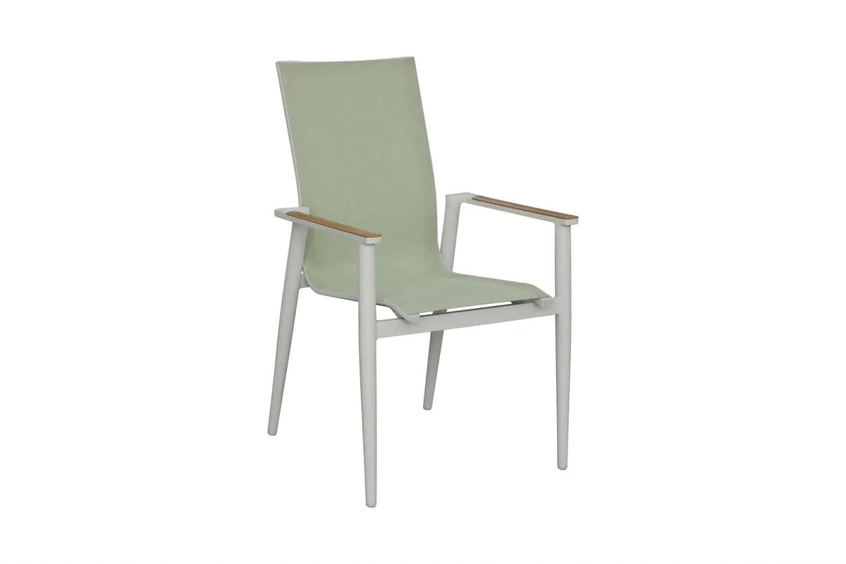 Bramblecrest Sofia 4 Seater Complete Dining Set in Green