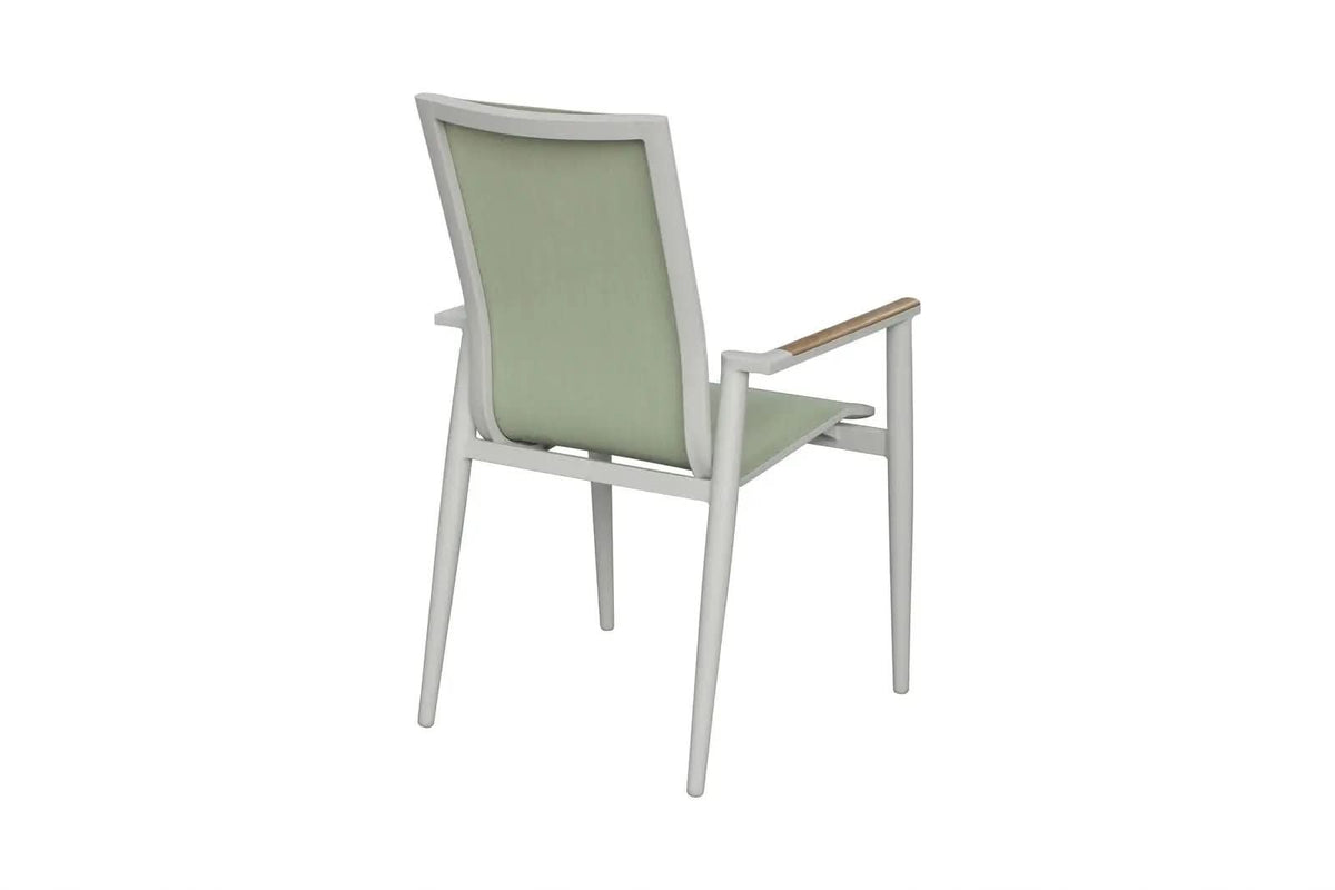 Bramblecrest Sofia 4 Seater Complete Dining Set in Green