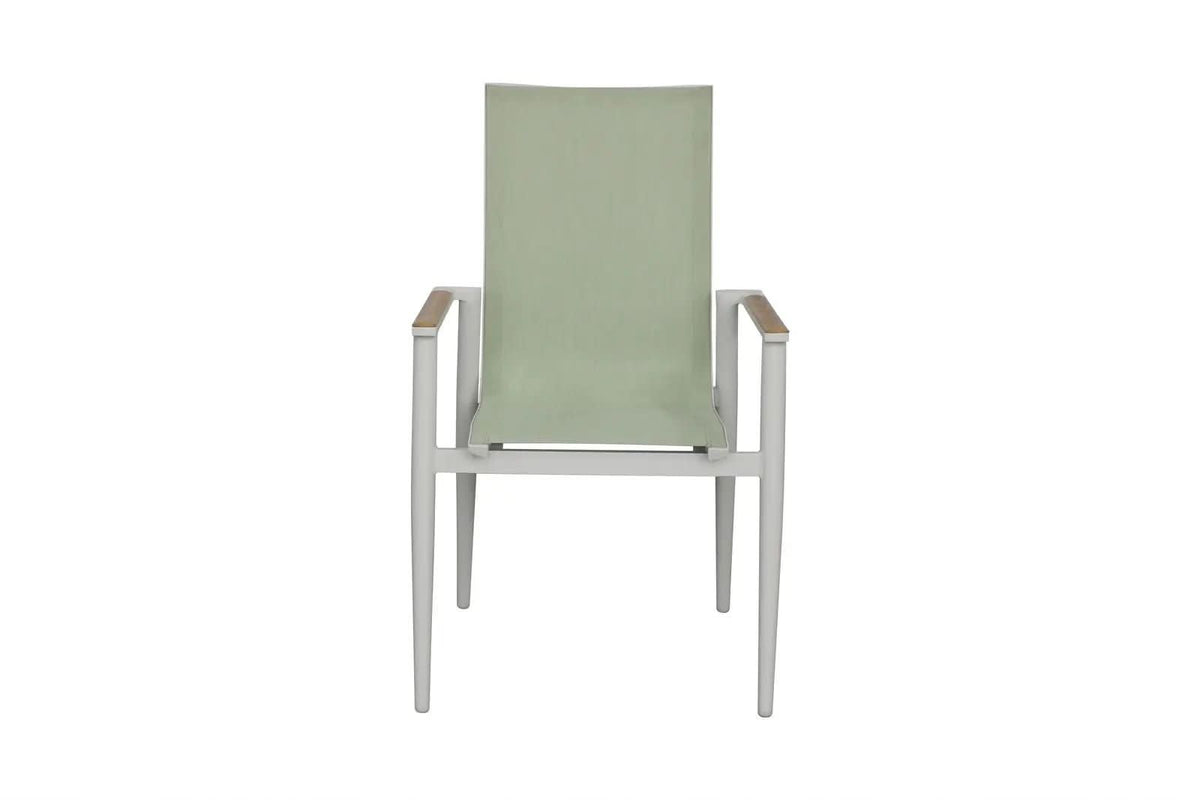 Bramblecrest Sofia 4 Seater Complete Dining Set in Green
