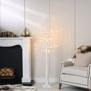 Festive Lit Silver Birch Tree - Three Sizes