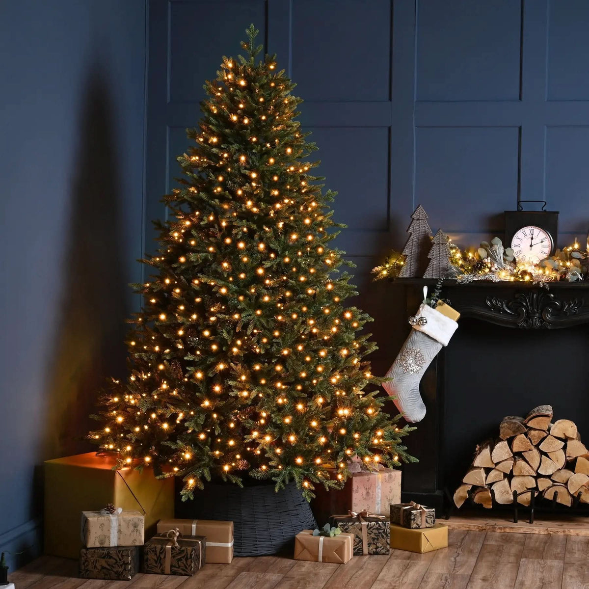Festive Firefly LED Lights Antique Gold 750