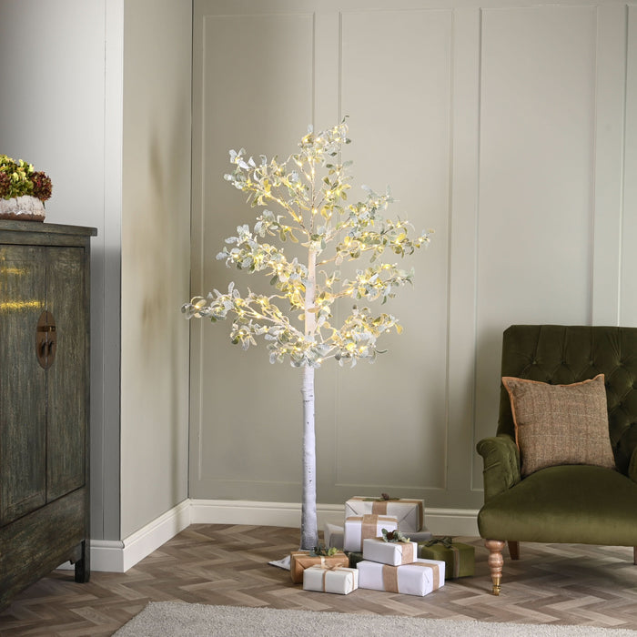 Festive Lit Mistletoe Tree - Three Sizes