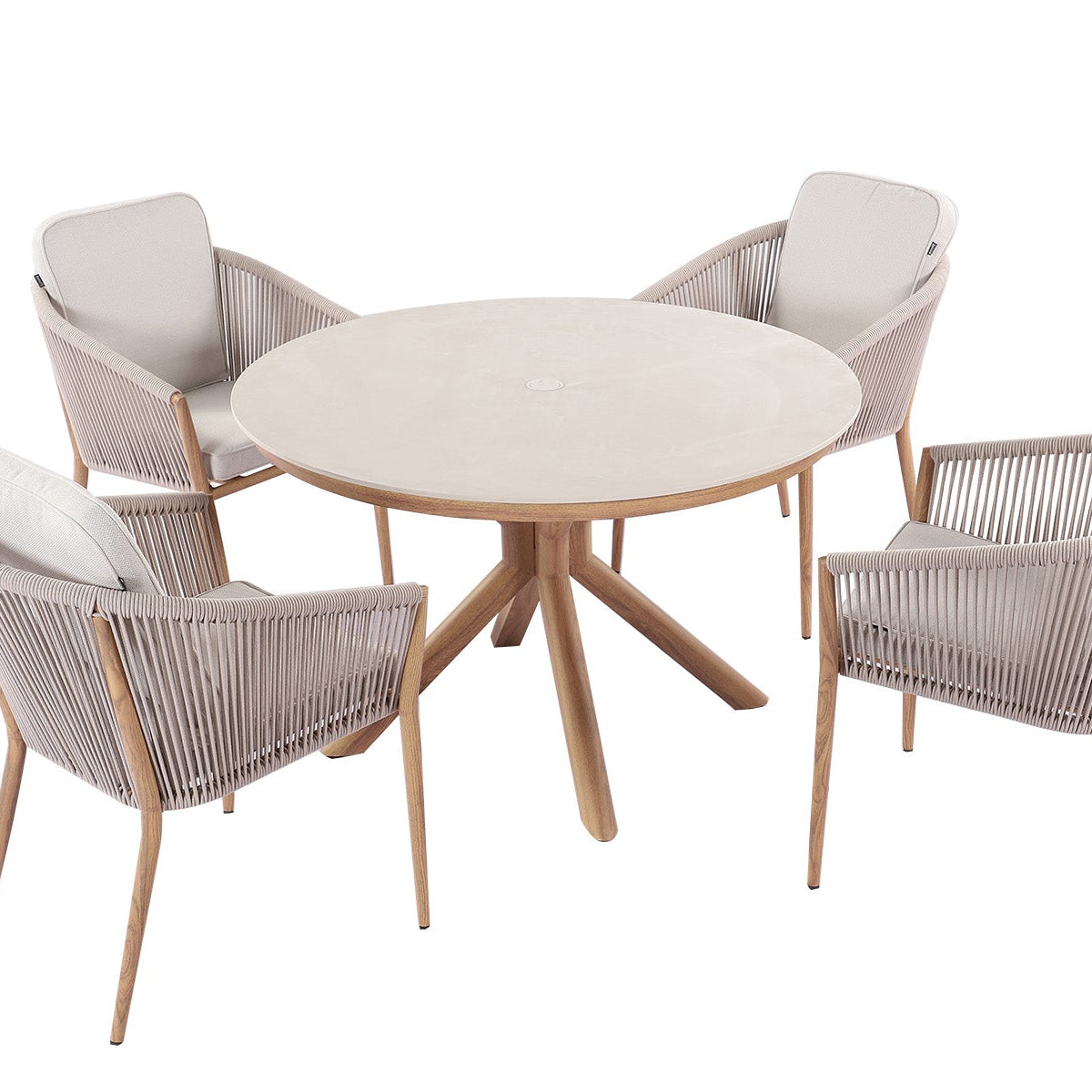 Hartman Portico 4 Seat Round Dining Set UK Ireland