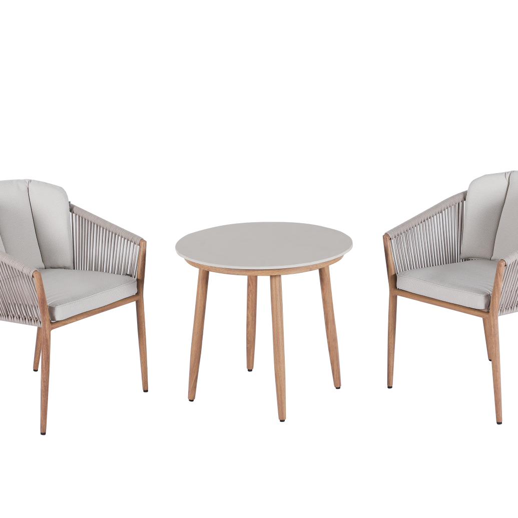 Hartman Portico Bistro Set in Teak Folie / Powder