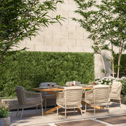 Puccini Garden Dining Set with Prado Ellipse Table
