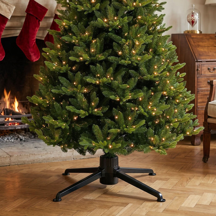Rotating Christmas Tree Stand – 360° Turntable with Integrated Mains Socket