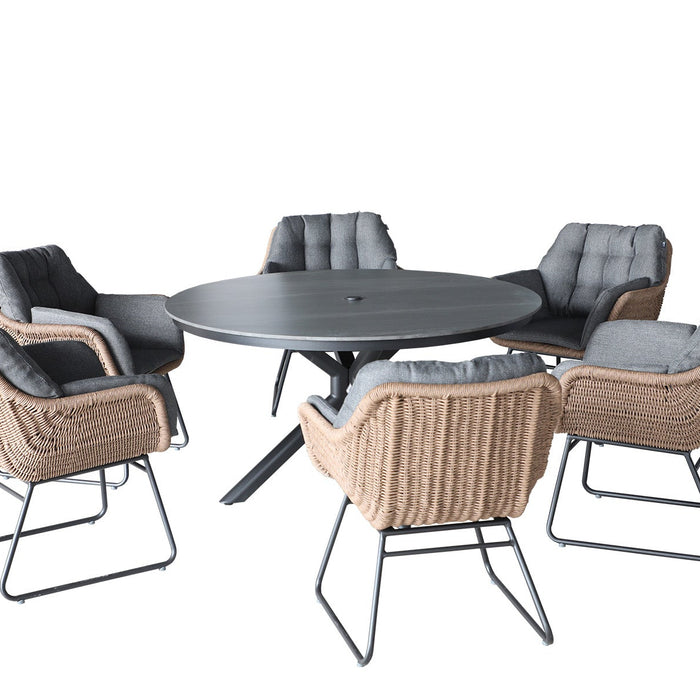 Hartman Rayo 6 Seat Round Dining Set