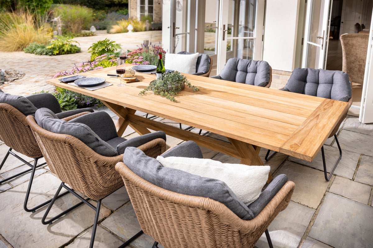Hartman Rayo 6 Seat Regis Teak Dining Set