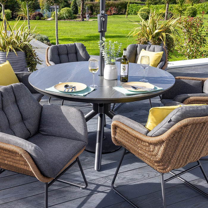 Hartman Rayo 6 Seat Round Dining Set