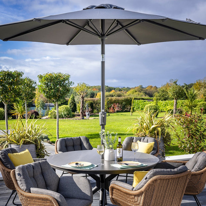 Hartman Rayo 6 Seat Round Dining Set