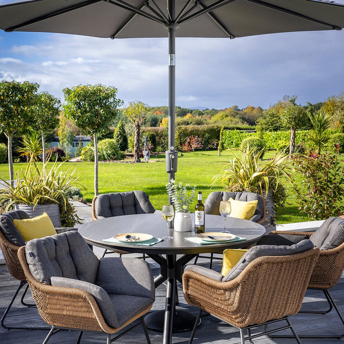 Hartman Rayo 6 Seat Round Dining Set