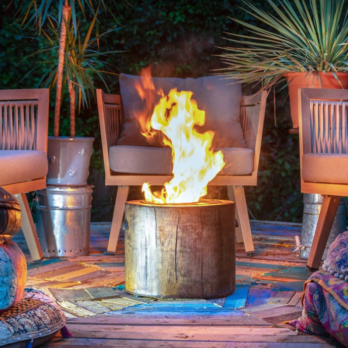 El Fuego Eco Firepit with fuel pack