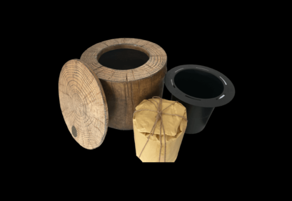 El Fuego Eco Firepit with fuel pack