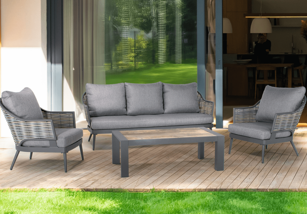 Kettler Malo 5 Seater Garden Sofa Lounge Set Wicker