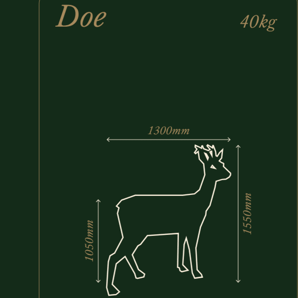 Geometric Corten Steel Deer Pair - Modern Garden Sculpture | Contemporary Metal Art