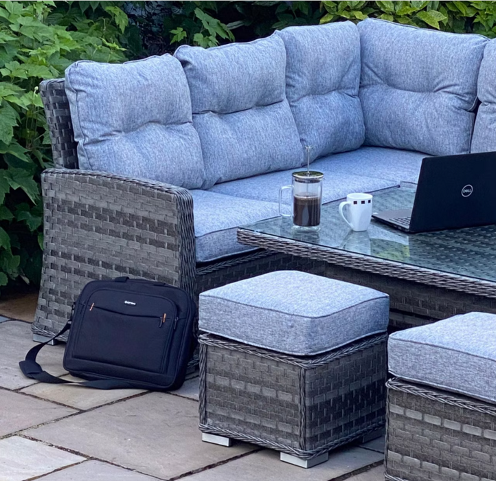 Mercer Amalfi Corner Set with High / Low Table