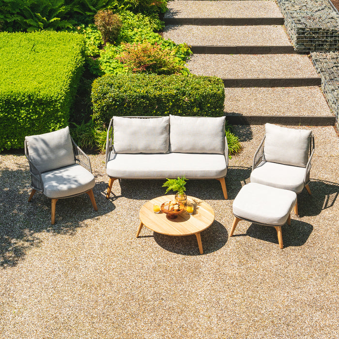 Sempre Lounge Set with Foot Stool & Coffee Table