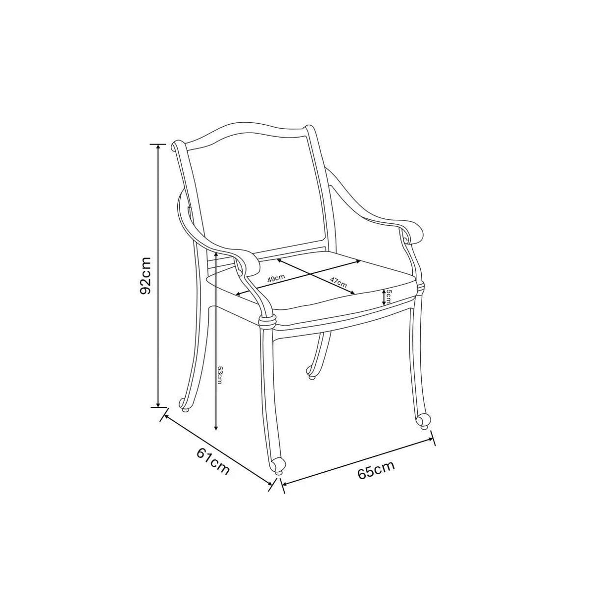 Hartman Capri 8 Seater Rectangular Set in Bronze