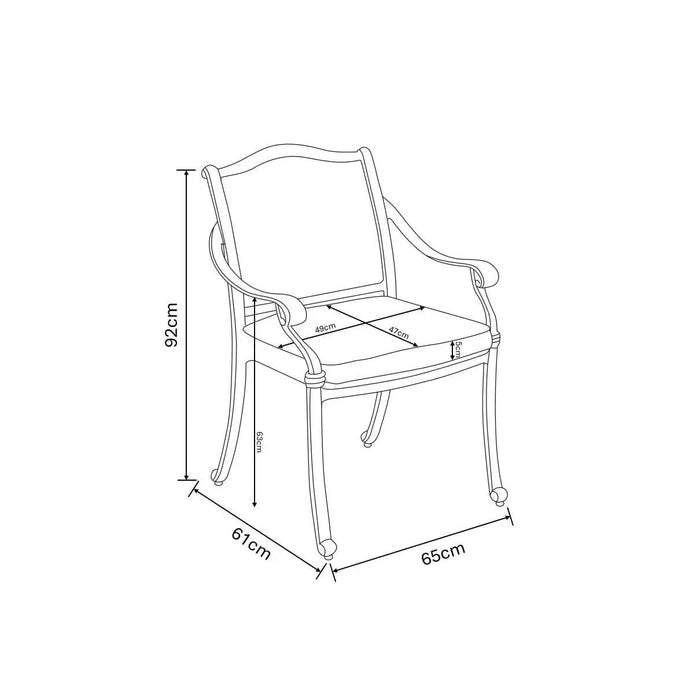 Hartman Capri 8 Seater Rectangular Set in Bronze