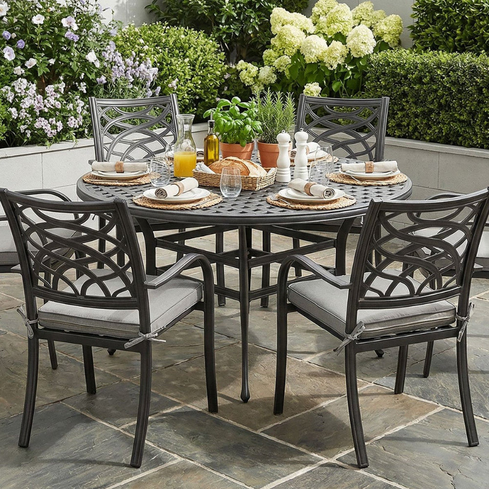 Hartman Tuscany 6 Seat Round Complete Dining Set