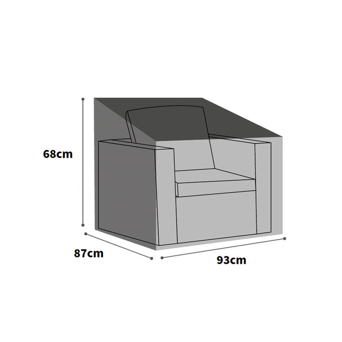 Bosmere Ultimate Protector Modular Armchair Cover M, Charcoal