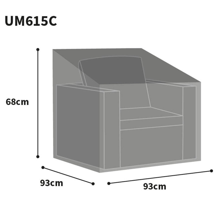 Bosmere Ultimate Protector Modular Armchair Cover L, Charcoal