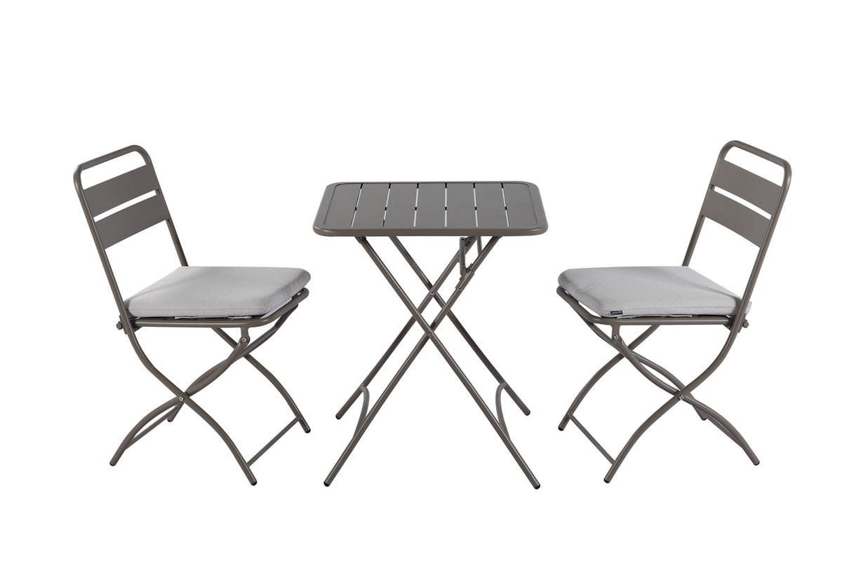 Hartman Urban Folding Bistro Set in Latte / Ivory