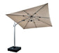 Hartman Pacific 2.7m Square Cantilever Parasol - Dove Light Grey 