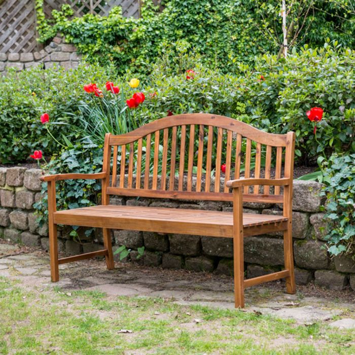 Alexander Rose Lakeside Acacia Serpentine 5ft Bench AC1338