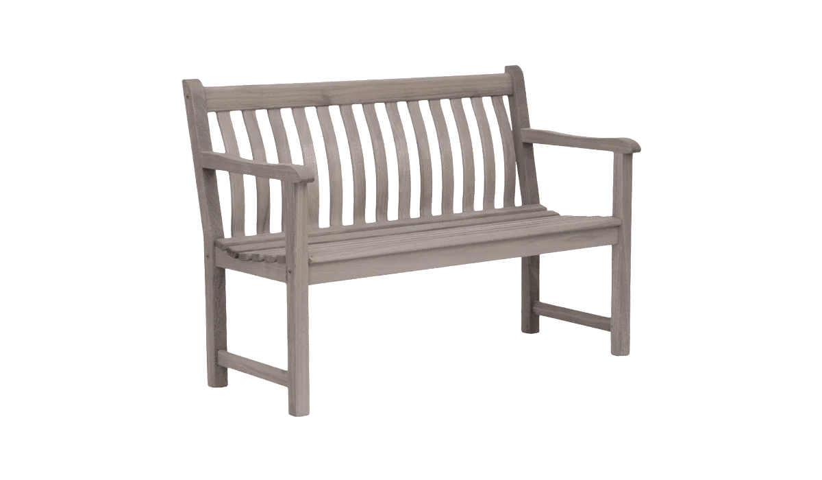 Alexander Rose Grey Painted Broadfield Bench in 4ft 334G & 5ft options 335G