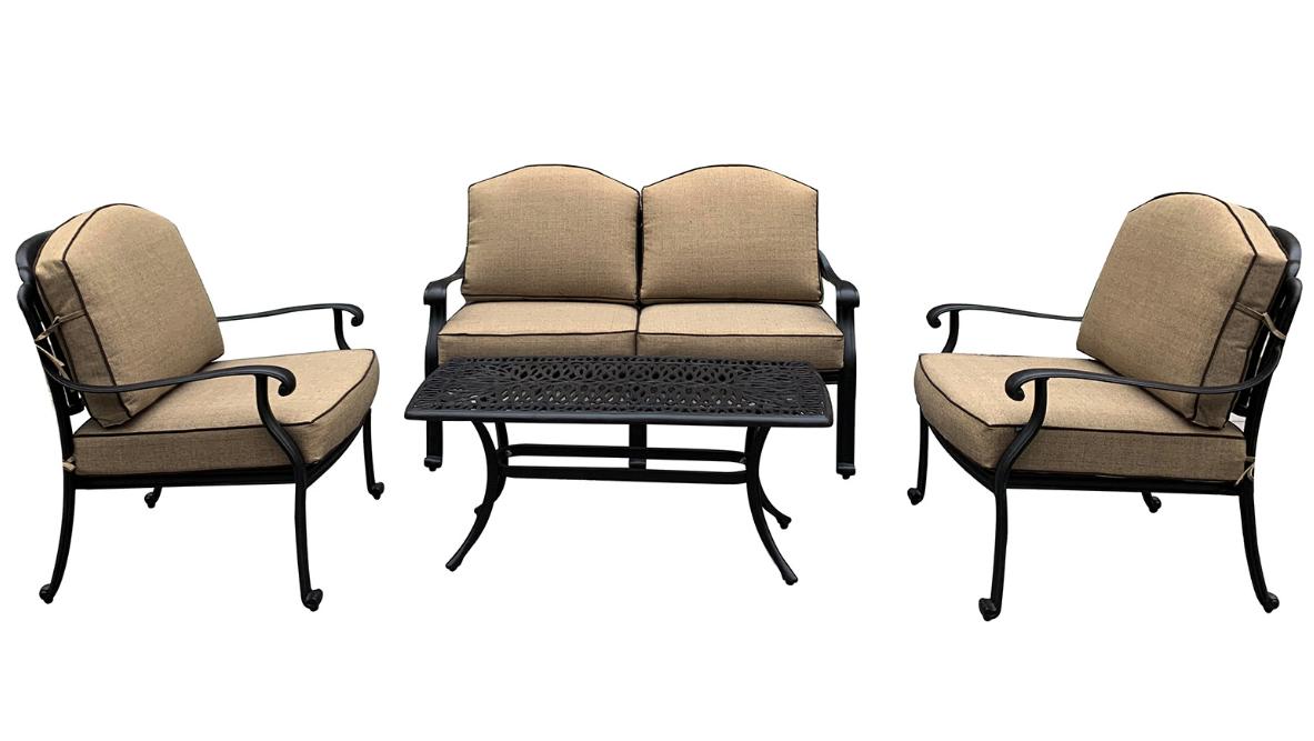 Hartman Amalfi 2 Seat Lounge Set in Bronze