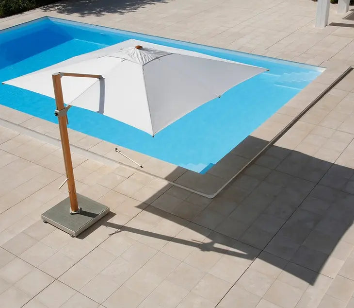 Barlow Tyrie Napoli 4m Cantilever Parasol with Base (Display Model)