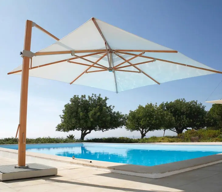 Barlow Tyrie Napoli 4m Cantilever Parasol with Base (Display Model)