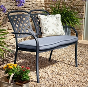 Hartman Berkeley 2 Seat High Back Bench in Antique Grey
