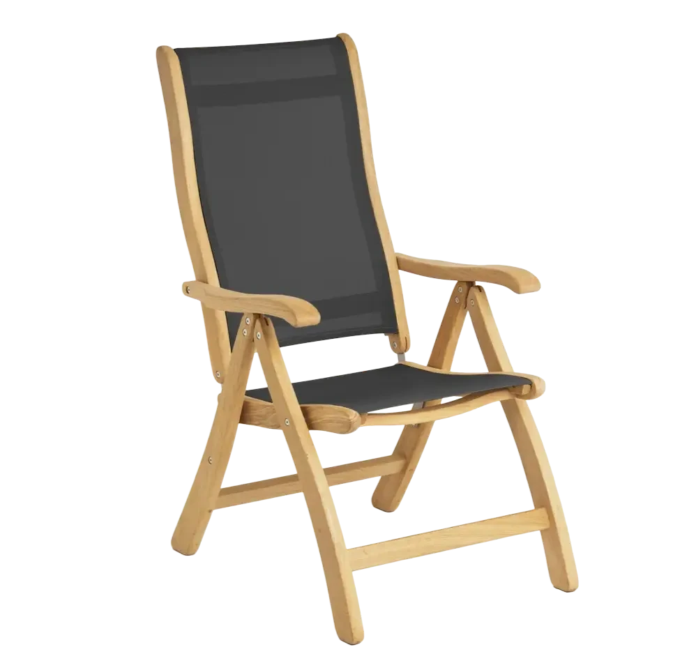 Alexander Rose Bengal Roble 6 Seat Charcoal Recliner Set