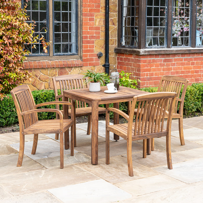 Alexander Rose Bolney 4 Seater Square Dining Set