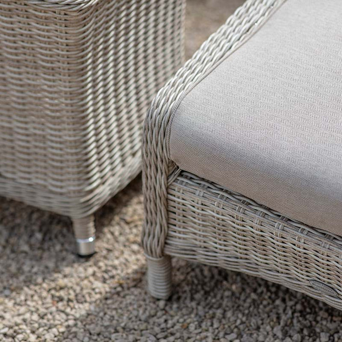 Bramblecrest Chedworth 2 Seat Recliner Companion Set in Sandstone Rattan