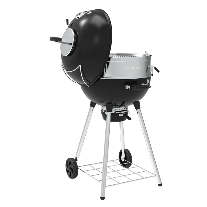 Crown Charcoal Kettle Grill – Stainless Steel Culinary Ring