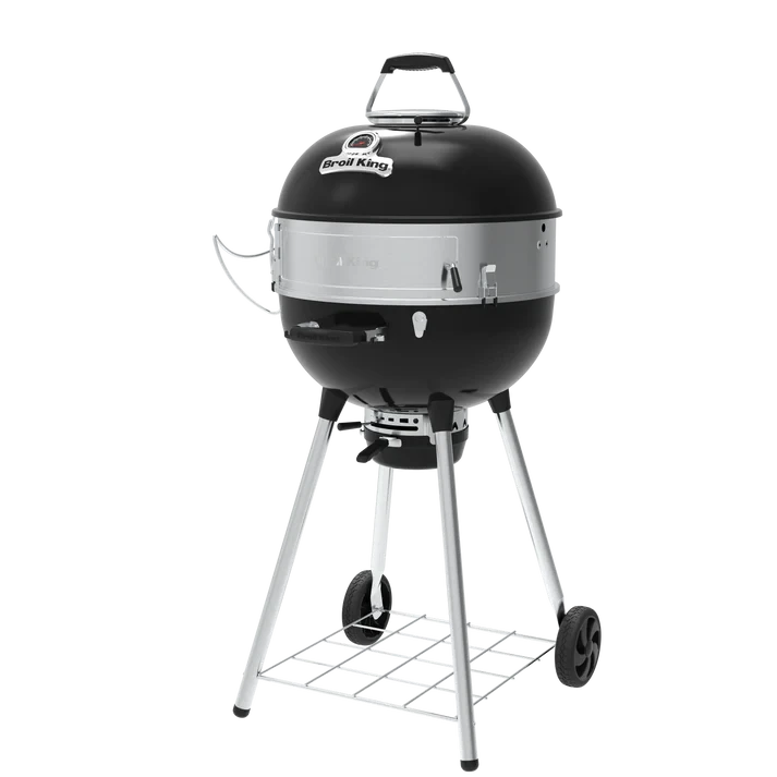 Crown Charcoal Kettle Grill – Stainless Steel Culinary Ring