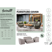 Hartman Eden 2 Seat Lounge Set Cover