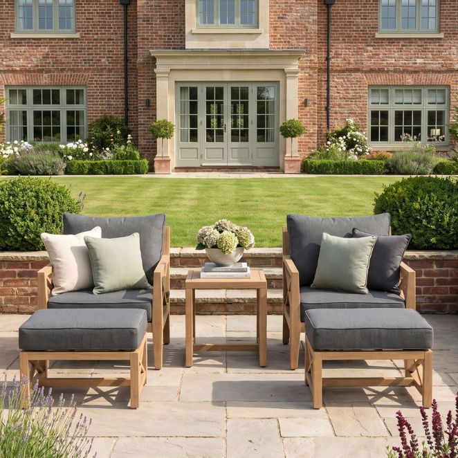 Hartman Elba Companion Set in Larch Folie / Grey Harris