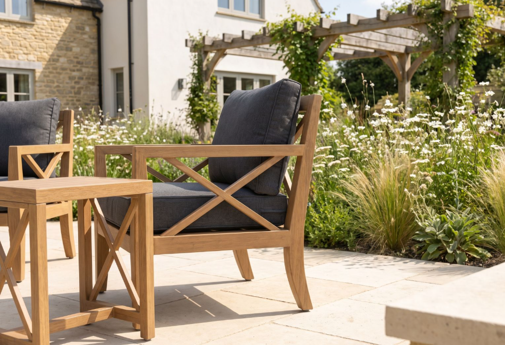 Hartman Elba Companion Set in Larch Folie / Grey Harris