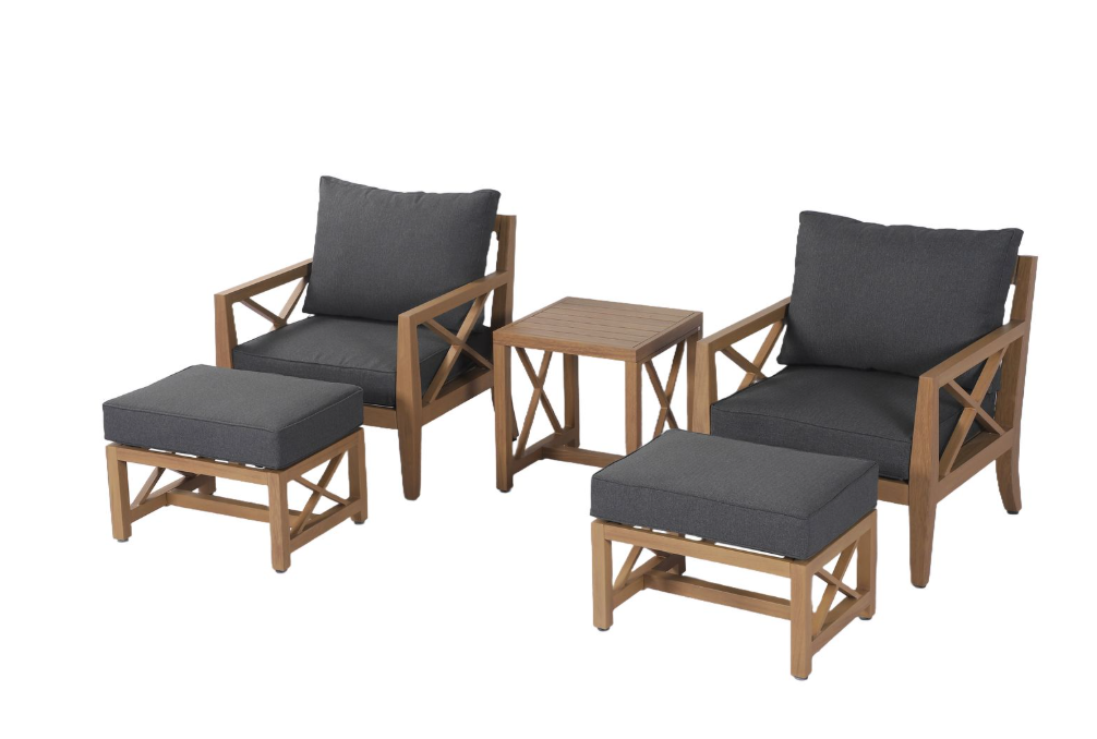 Hartman Elba Companion Set in Larch Folie / Grey Harris
