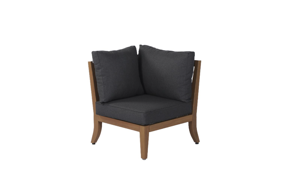 Hartman Elba Rectangular Corner Lounge Set in Larch Folie / Grey Harris