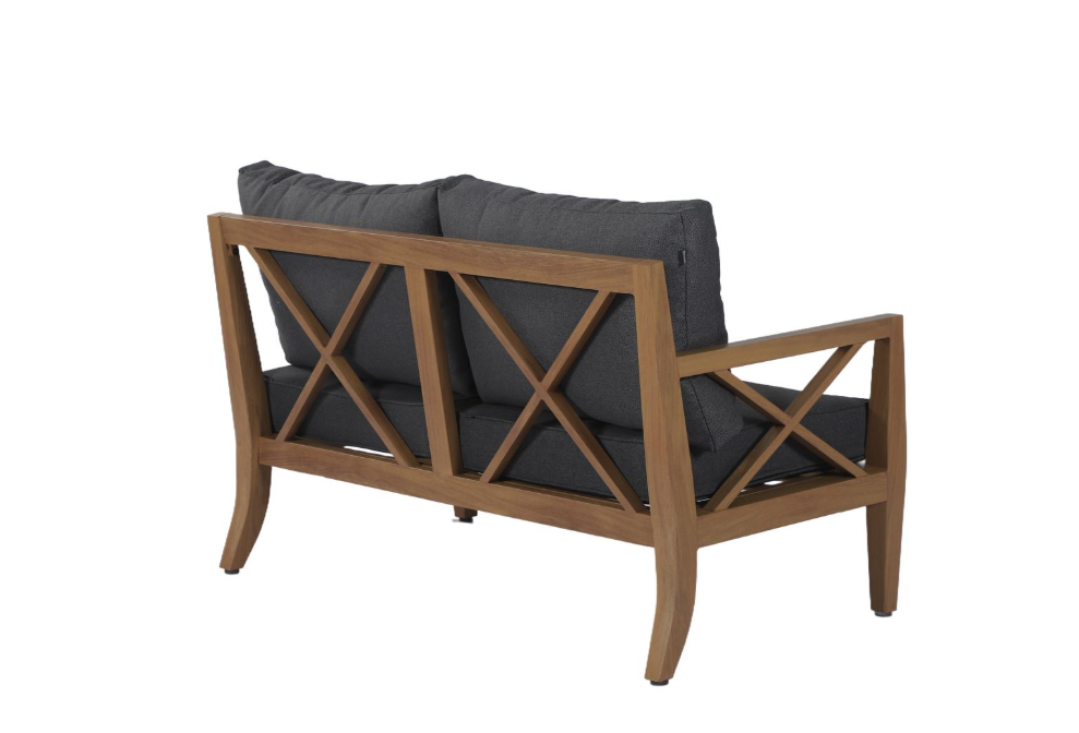 Hartman Elba Rectangular Corner Lounge Set in Larch Folie / Grey Harris