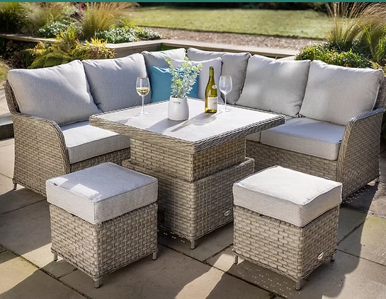 Hartman Eton Square Casual Dining Set in Beech