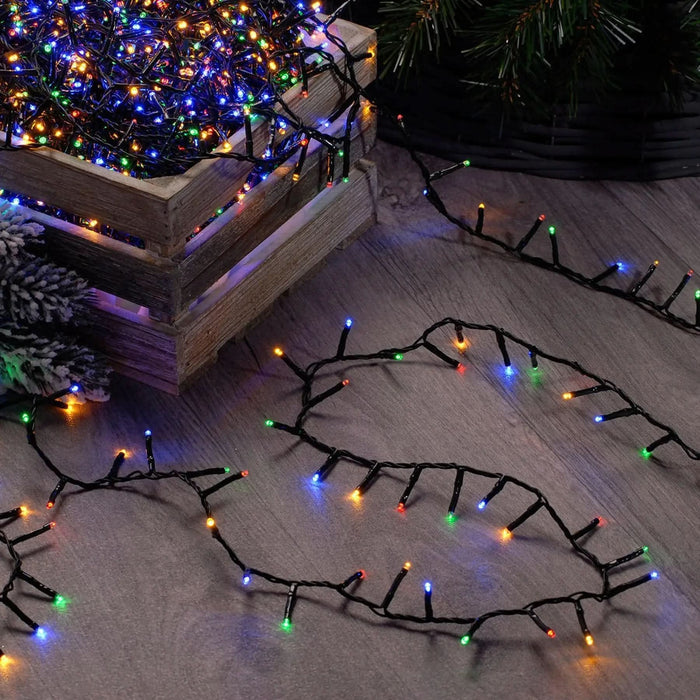 Festive Compact LED Lights Multicolour 1000
