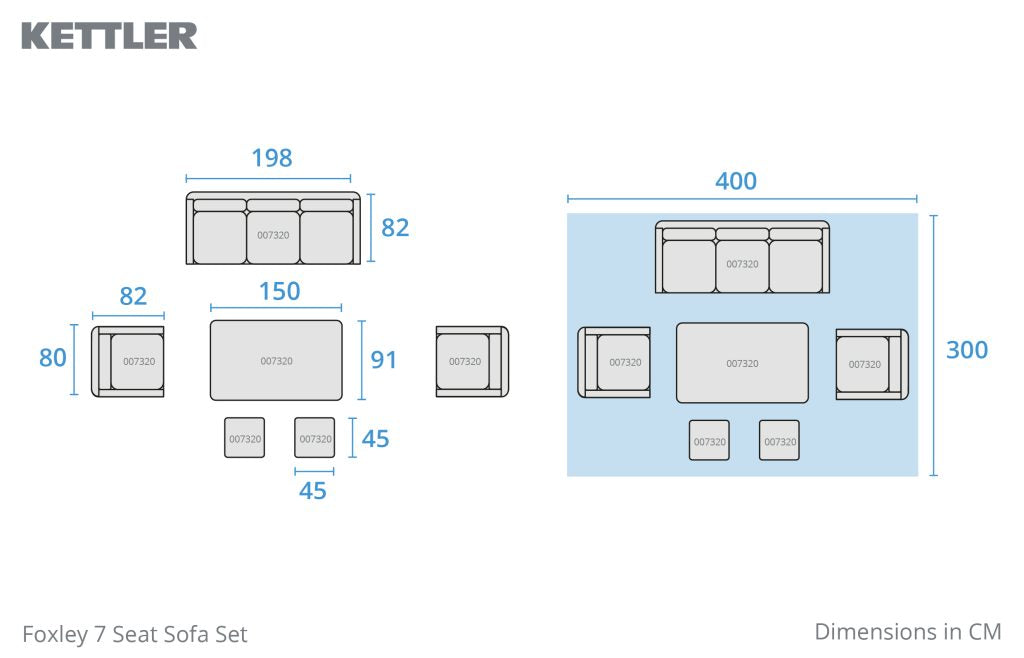 Kettler Foxley Sofa Set